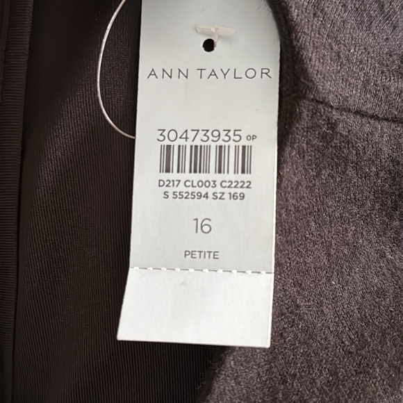 NWT Ann Taylor Women’s 16 Petite Long Sleeve Midi Dress Underling Dress - Picture 7 of 10